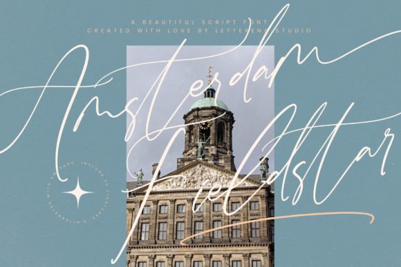 Amsterdam Fieldstar Font for Elegant Branding