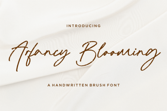 Arfancy Blooming Font: A Graceful Typeface for Editorial Elegance