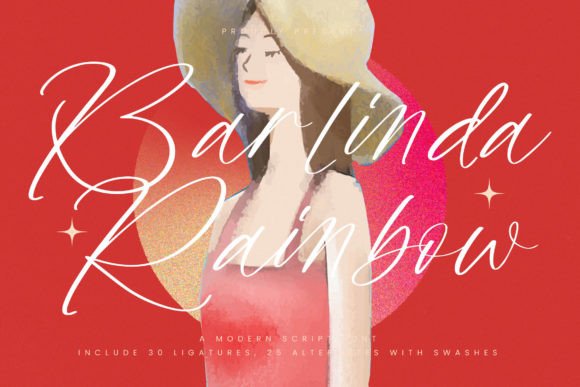 Barlinda Rainbow Font for Elegant Design