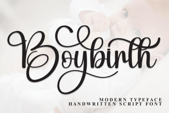 Boybirth Font for Elegance and Brand Recognition