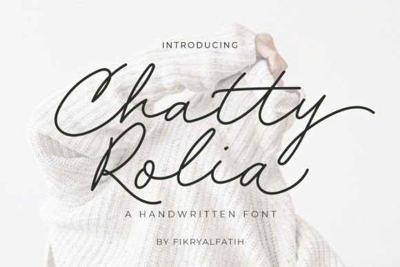 Chatty Rolia Font: A Playful Script for Editorial Elegance