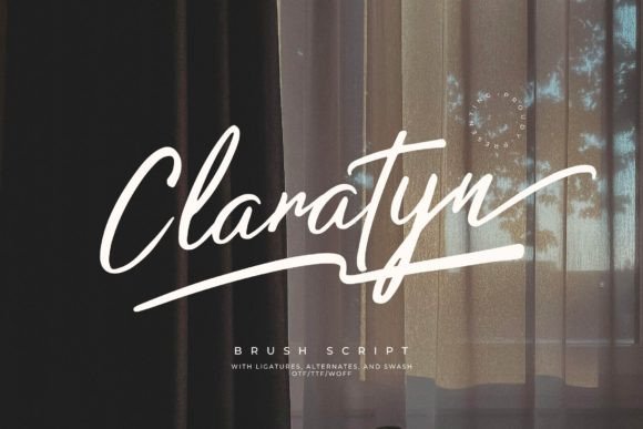 Claratyn: A Brush Script Font for Creative Projects