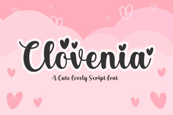 Clovenia Font for Branding and Social Media Design