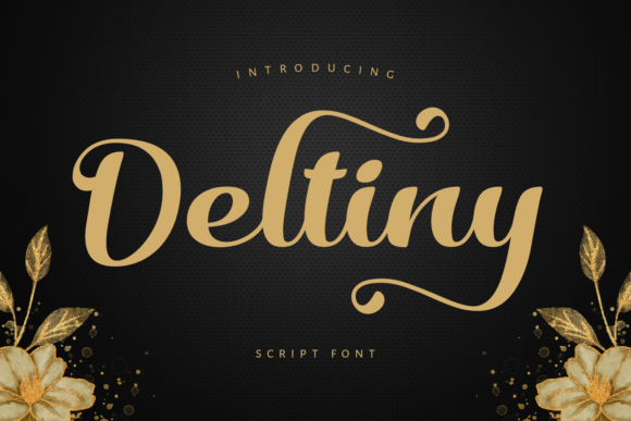 Deltiny Font: A Stylish Script for Editorial Elegance