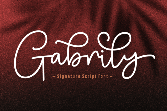 Gabrily Script Font Elevates Digital Branding