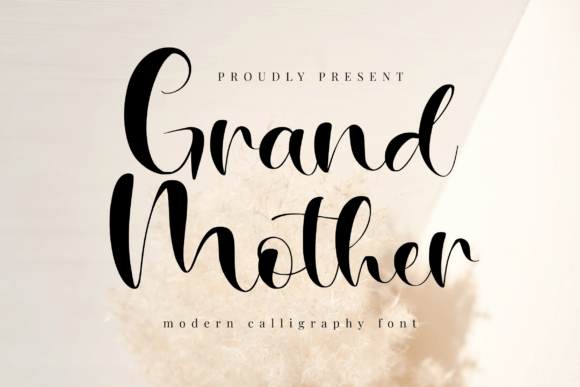 Grand Mother Font for Wedding and Creative Campaigns