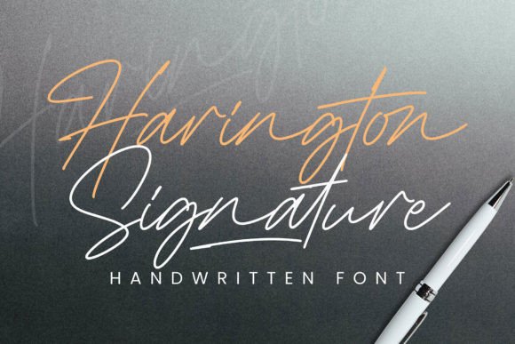 Harington Signature Font for Creative Campaigns