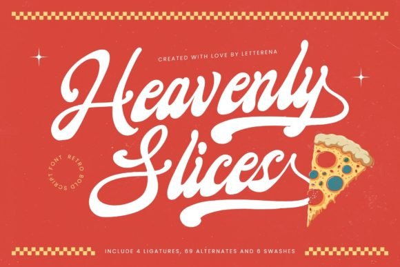 Heavenly Slices Font for Elegant Branding