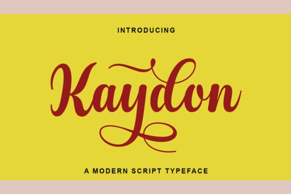 Kaydon Script Font in Branding Projects
