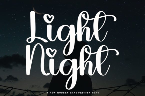 Light Night Font for Elegant Campaigns