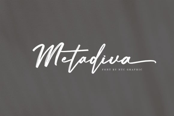 Metadiva Font: Elevate Your Web Design with a Bold Script Typeface