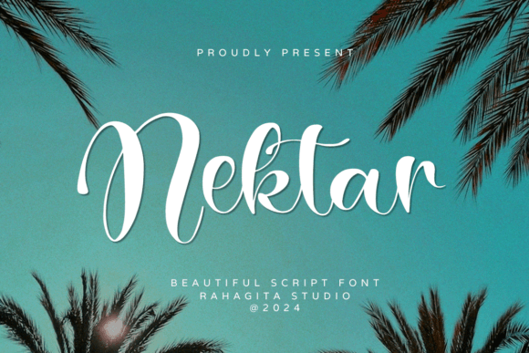 Nektar Script Font for Handmade and Creative Designs
