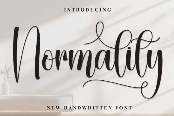 Normality: A Stylish Handwritten Font