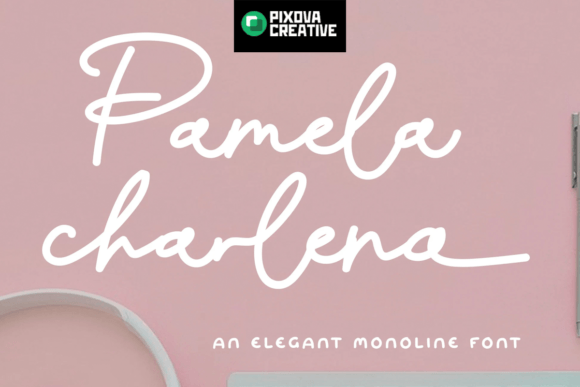 Pamela Charlena Font for Handmade Creations