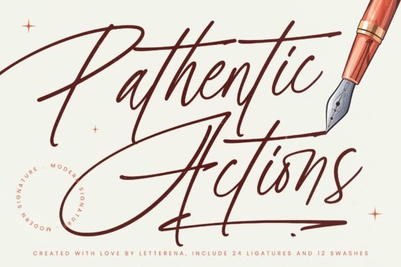 Pathentic Actions Font Review