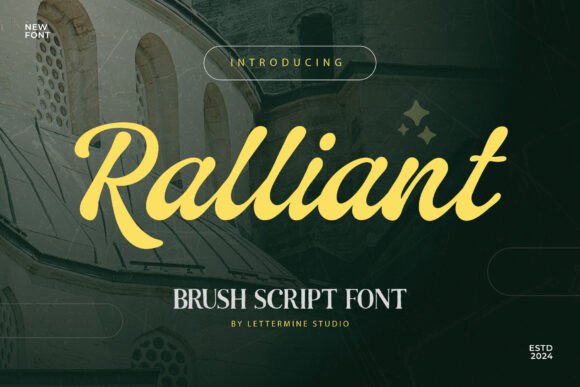Ralliant Font – A Bold Brush Script for Creative Craft Projects