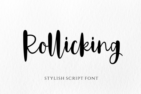 Rollicking Font: A Brush Script That Elevates Branding Effortlessly