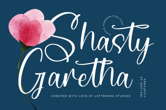 Shasty Garetha Font for Branding